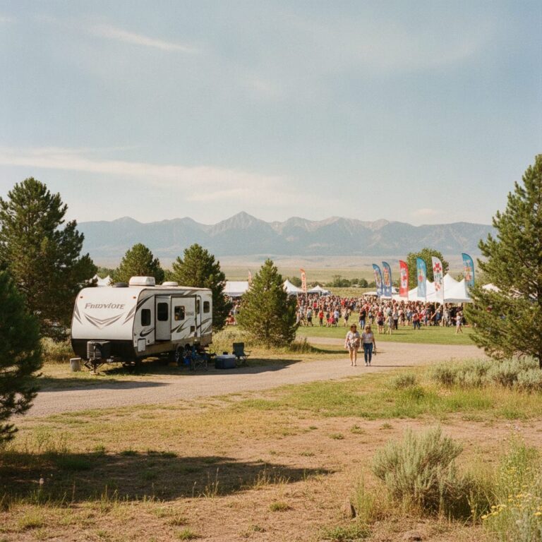 RV rental for Yellowstone Quilt Festival near Cody WY